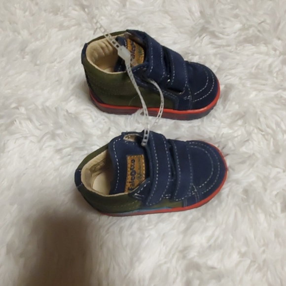 BOYS FALCOTTO by naturito VELCRO SHOES SZ 18 - Picture 2 of 5